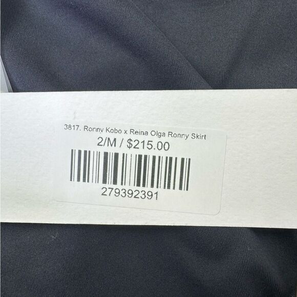 NEW Ronny Kobo x Reina Olga Ronny Skirt Black Size 2 / Medium - Picture 12 of 14